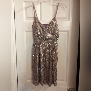 Express sequin dress - micha/champagne